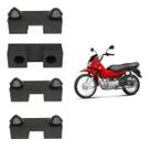 Borracha Coxim Fixação Banco Honda Pop 100 2007/2015 4 peças