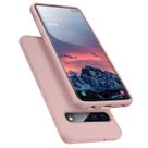 Borracha de gel de silicone líquida Case E Segoi Galaxy S10 5G rosa