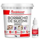Borracha De Silicone Branca Alta Flexibilidade para Moldes Com Catalisador (1,030 Kg)