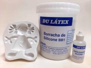 Borracha de Silicone Para Moldes 1kg - BB1 Branco + catalisador 25gr