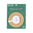 Borracha De Vedação Adesiva Para Portas Bege 5,5M - Belledoor