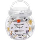Borracha Decorada Safari Mini 3 Modelos Pote com 24 Unidades