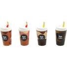 Borracha Decorada TRIS Coffee CUP 4 Modelos Display com 24 Unidades
