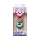 Borracha donuts holic fofurices - c/4 un - tris