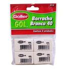 Borracha Escolar Branca N.40 Com 4 Pecas 3cm - Oem Borracha Escolar Branca N.40 Com 4 Pecas 3cm - Oem