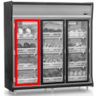 Borracha Gaxeta Expositor Para Polofrio 2153 Cinza 50x150