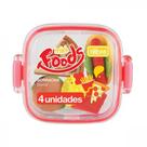 Borracha lancheira foods 4 un Borracha lancheira foods 4 un