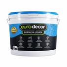 Borracha Líquida Impermeabilizante Eurodecor Premium Flexível Antimofo Alta Durabilidade 12KG Cinza Aluminium