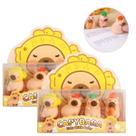 Borracha Mini Escolar 8 Unidades Modelo Capivara Estilosa Kawaii