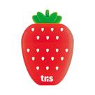 BORRACHA MORANGO TRIS - Borracha em formato de morango com cheirinho BORRACHA MORANGO TRIS - Borracha em formato de morango com cheirinho