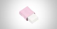 Borracha Pequena Pastel com capa plástica Tons Pásteis - BRW