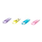 Borracha Transparente Estampada Fofa BRW - Kit com 4 Unidades