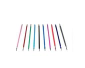 Borrachinha Aparelho Linguinha Estética Ortodôntica 03 Palitos com 100 Un. Cada (03 Cores)