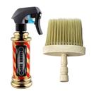 Borrifador Barber Shop 200ml + Espanador Pincel Barbeiro Borrifador Barber Shop 200ml + Espanador Pincel Barbeiro