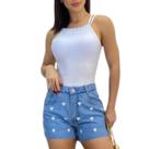Bory / Body alça fina super feminino estilo e elegância Bory Trançado