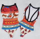 Bory tamanho único cor estampada