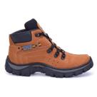 Bota Adventure Confortável Cano Médio Tamanhos Especiais Couro