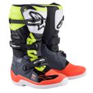 BOTA ALPINESTARS TECH 7s INFANTIL CINZA VERMELHO AMARELO
