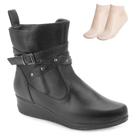 Bota Anabela Pink Moon e Meia MC25-71161