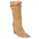 Bota Anabela Tabita Couro Camurça 12344020