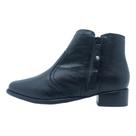 Bota andacco feminina west salto baixo em couro 4630
