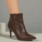Bota Ankle Boot Feminina Salto Fino Confortável Vizzano 3112100 Cor:CaféTamanho:35Gênero:Feminino Bota Ankle Boot Feminina Salto Fino Confortável Vizzano 3112100 Cor:CaféTamanho:35Gênero:Feminino