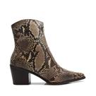 Bota Anzetutto Couro Animal Print