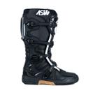 Bota ASW Elevate Preto Branco Cross Motocross Trilha Off Roa
