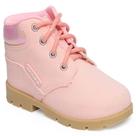 Bota Bebê Menina Cano Curto Com Cadarço Inverno Pimpolho