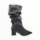 Bota Bebecê Cano Longo Salto Médio Bico Fino Feminino Adulto Ref. T3842-057 Bota Bebecê Cano Longo Salto Médio Bico Fino Feminino Adulto Ref. T3842-057