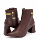 Bota Bebecê feminina Couro com Correntes Bota Bebecê feminina Couro com Correntes
