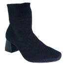 Bota Bebecê Knit T4414-262 - Feminino Cor:PretoTamanho:36Genero:Feminino