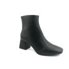 Bota Bebecê Salto Bloco Bico Quadrado Preta 4414240