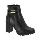 Bota Beira Rio Cano Curto Salto Grosso 9074.106 Preto