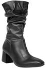 Bota Beira Rio Cano Médio Strech REF 9076.102 Salto Baixo Grosso