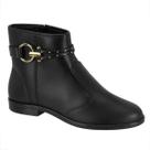Bota Beira Rio Rasteira Cano Baixo Strass Conforto 9085109 Bota Beira Rio Rasteira Cano Baixo Strass Conforto 9085109