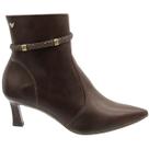 Bota Bico Fino Mississipi Galbani Tiras com Apliques Dourados Feminina
