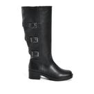 Bota Biker Feminina Cano Alto Via Marte 035018 - Preto - 34