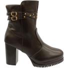 Bota Biker Mooncity Tiras com Fivelas Feminina