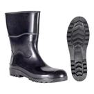 Bota Borracha Galocha PVC Cano Médio Preta Cartom CA32169