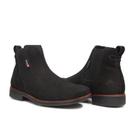 Bota Botina Chelsea Amarok Aroeira Masculina Em Couro Preto Bota Botina Chelsea Amarok Aroeira Masculina Em Couro Preto
