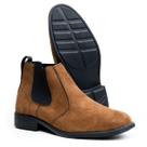 Bota Botina Chelsea Masculina Homem Camurça Nobuck Conforto Durabilidade