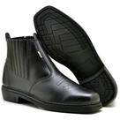 Bota Botina Country Masculino Montaria Rodeio Em Couro Latego Preto Solado Látex Bota Botina Country Masculino Montaria Rodeio Em Couro Latego Preto Solado Látex