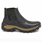 Bota Botina Couro Legitimo Impermeável resistente para trabalho