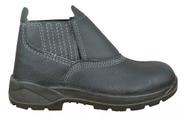 Bota Botina De Segurança Bico Pvc Couro C/ Elástico Idol Bota Botina De Segurança Bico Pvc Couro C/ Elástico Idol