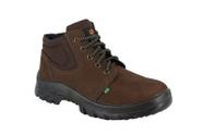 Bota Botina De Segurança Ecosafety PS139 Café Bico De Pvc CA 40677