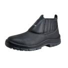 Bota Botina Masculina Couro Trabalho Segurança Epi Bico Pvc