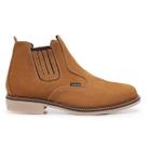 Bota Botina Masculina Em Couro Legítimo Macia Para Roça