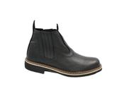 Bota Botina Masculina em Couro Preto Blum