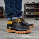 Bota botina Masculina Haymax Em Sintético Cano Alto